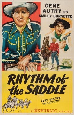 Rhythm of the Saddle Wooden Framed Poster