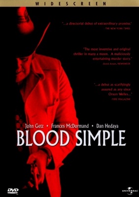 Blood Simple Wooden Framed Poster