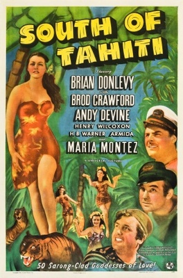 South of Tahiti Wooden Framed Poster