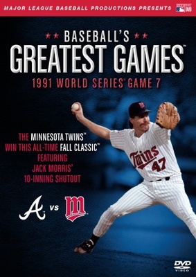 1991 World Series Atlanta Braves vs Minnesota Twins Metal Framed Poster