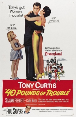 40 Pounds of Trouble Wooden Framed Poster