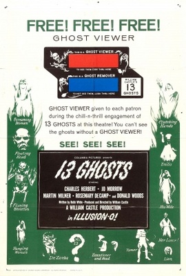 13 Ghosts Wooden Framed Poster