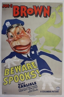 Beware Spooks! Wooden Framed Poster