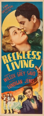 Reckless Living Metal Framed Poster
