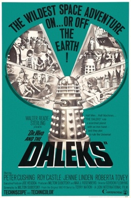 Dr. Who and the Daleks Wooden Framed Poster
