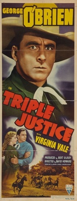 Triple Justice Poster with Hanger