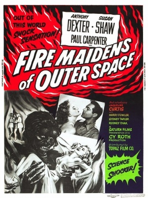 Fire Maidens from Outer Space Wood Print