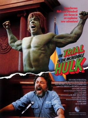 The Trial of the Incredible Hulk Poster with Hanger