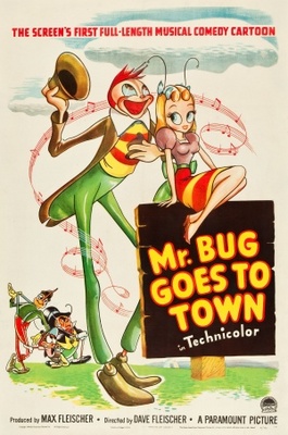 Mr. Bug Goes to Town Poster with Hanger