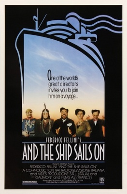 E la nave va Metal Framed Poster