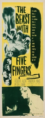 The Beast with Five Fingers Poster with Hanger