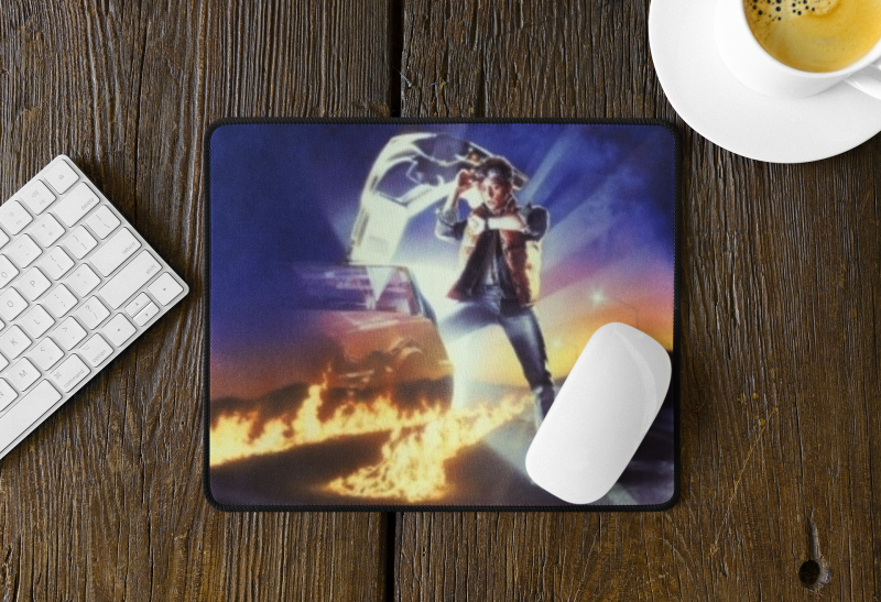 Back to the Future Mouse Pad