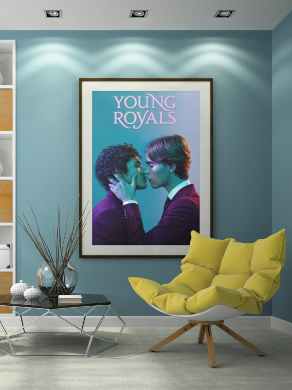 Young Royals Wooden Framed Poster