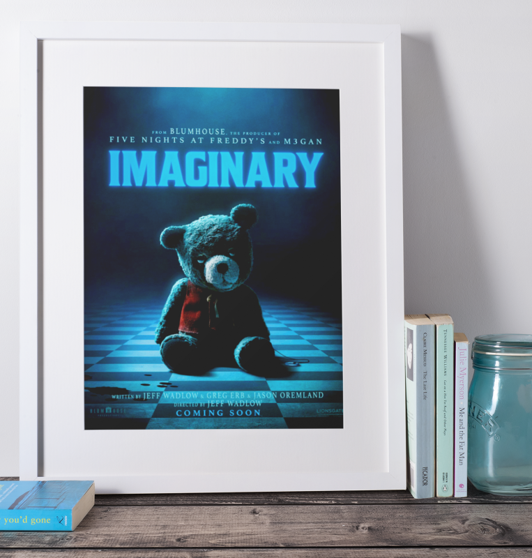 Imaginary Wooden Framed Poster