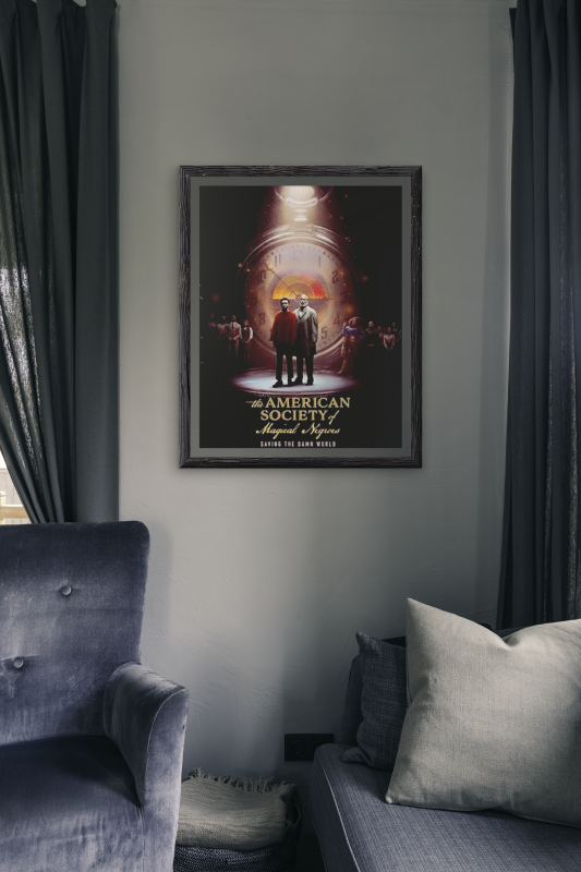 The American Society of Magical Negroes Wooden Framed Poster