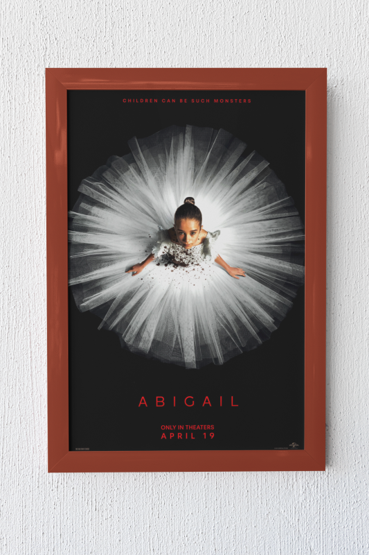 Abigail Wooden Framed Poster