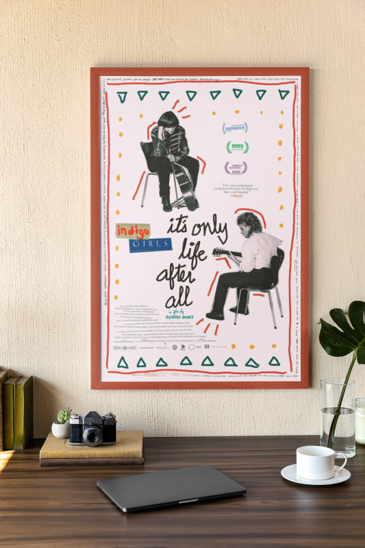 Indigo Girls: It's Only Life After All Wooden Framed Poster