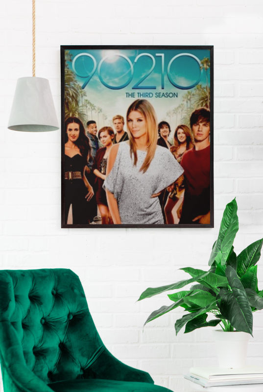 90210 Metal Framed Poster